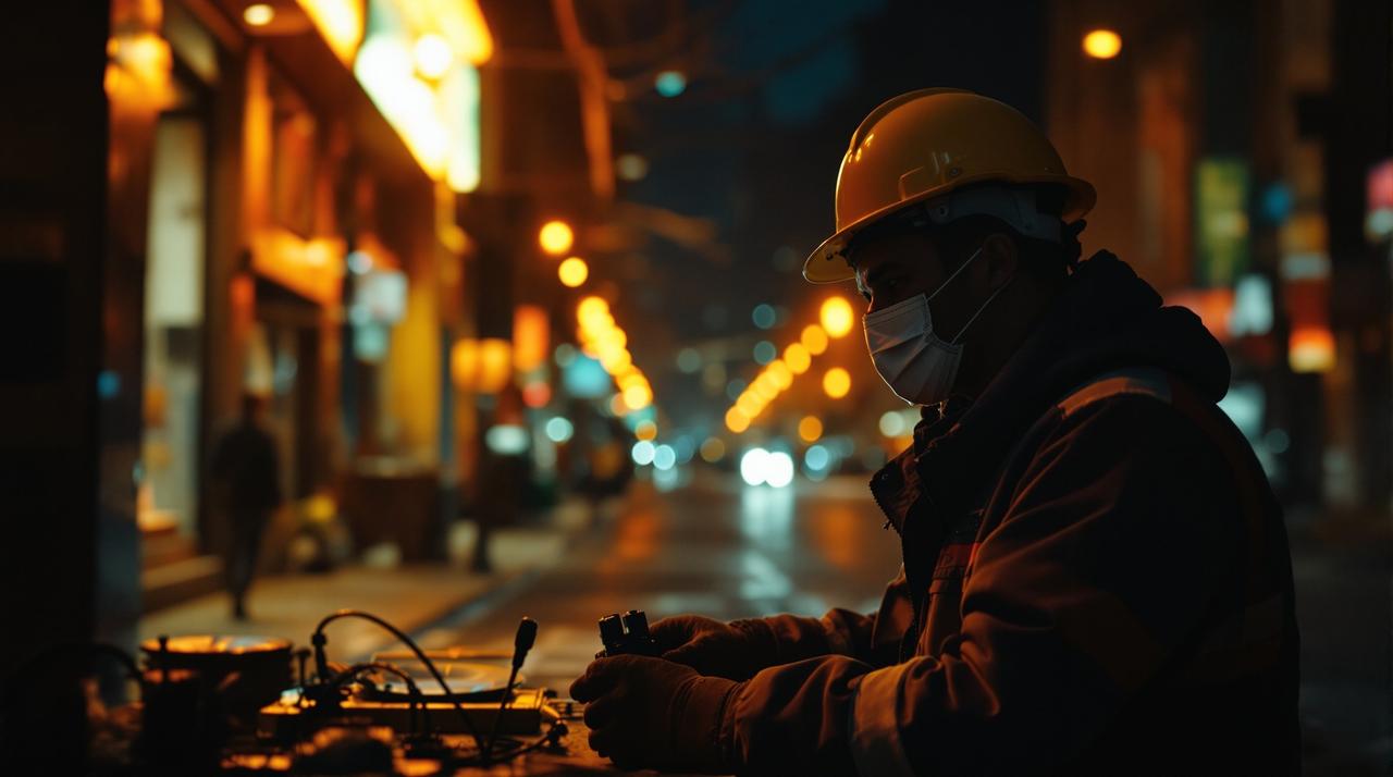 城市之光：深夜里的守护者